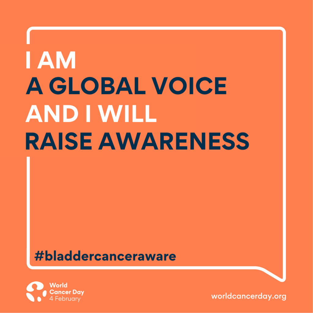 I am a global voice and I will raise awareness - World Cancer Day