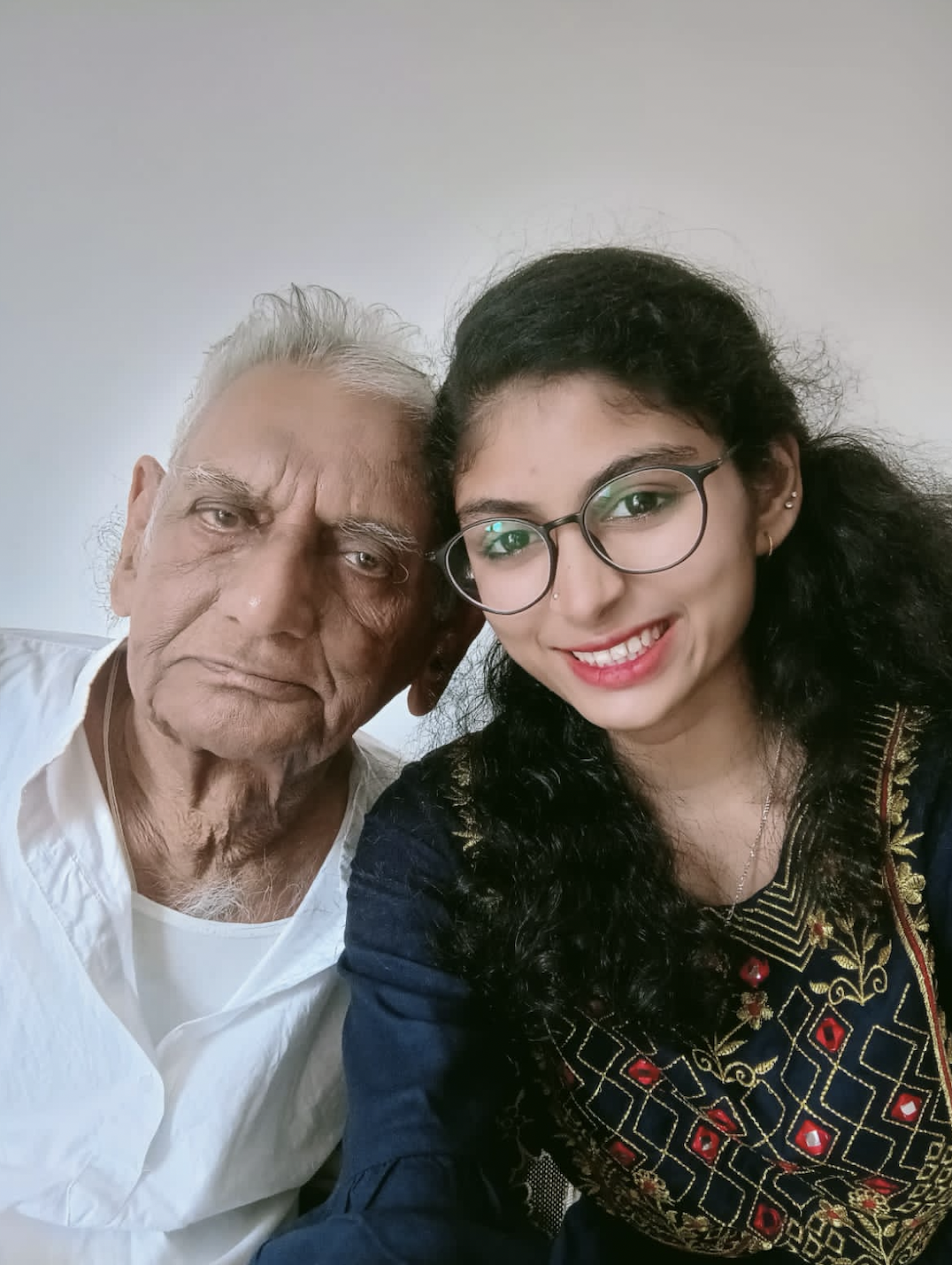 Khushi's grand father, bladder cancer patient